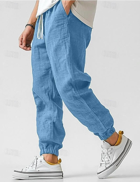Kelsey Linen Relaxed Fit Joggers_1
