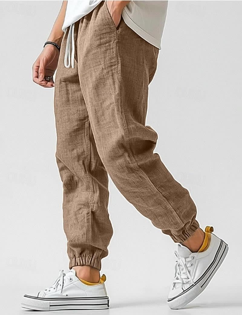 Kelsey Linen Relaxed Fit Joggers_2