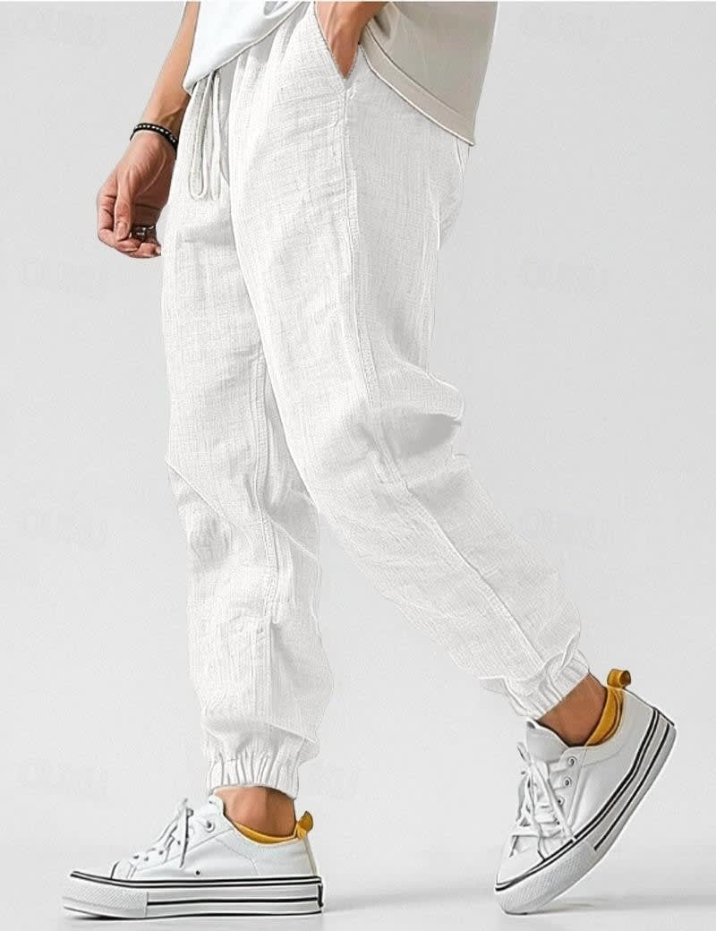 Kelsey Linen Relaxed Fit Joggers_4