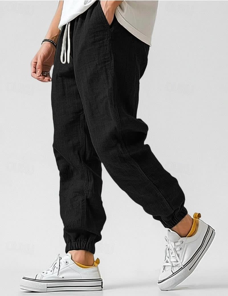 Kelsey Linen Relaxed Fit Joggers_6