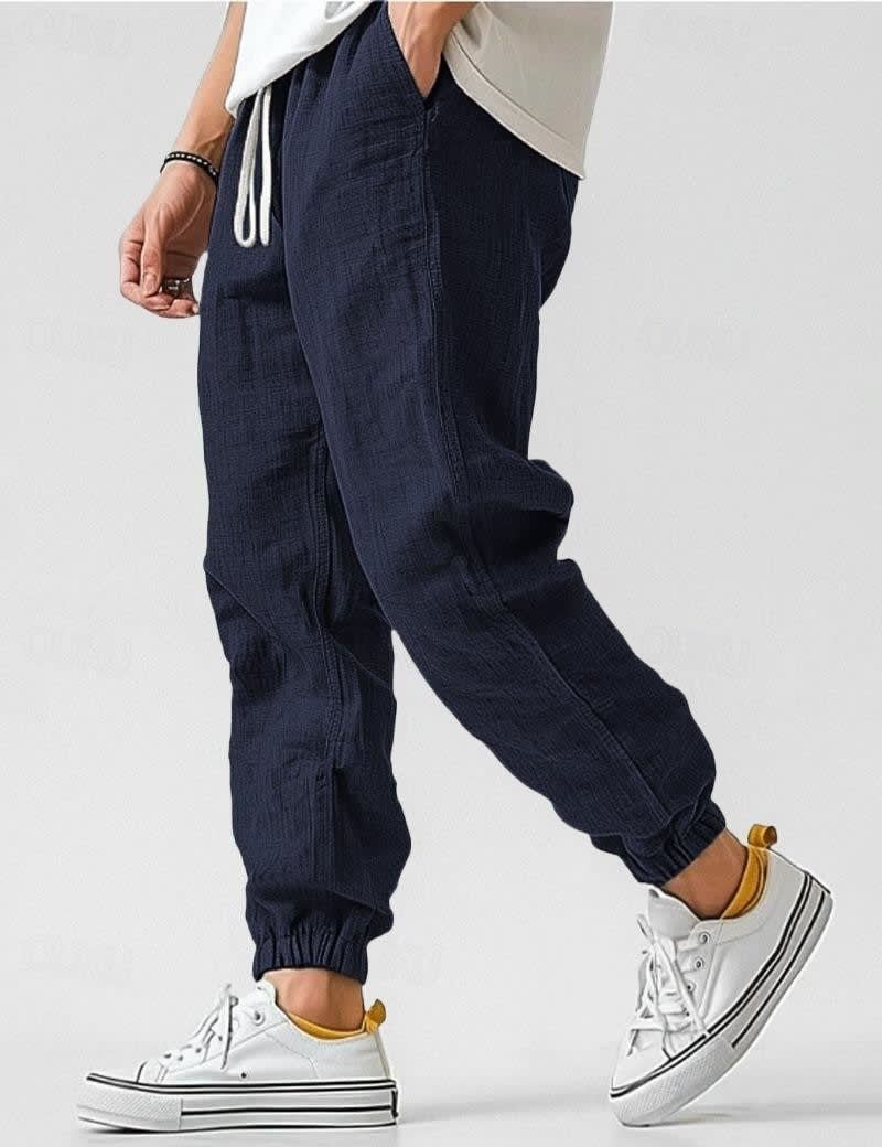 Kelsey Linen Relaxed Fit Joggers_7