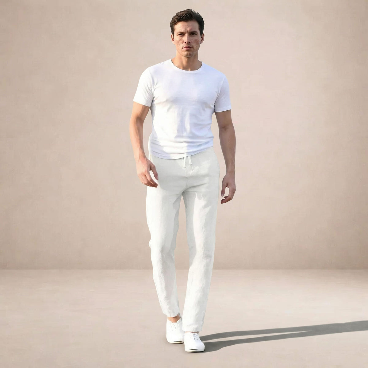 Maurice Straight Leg Linen Trousers_5