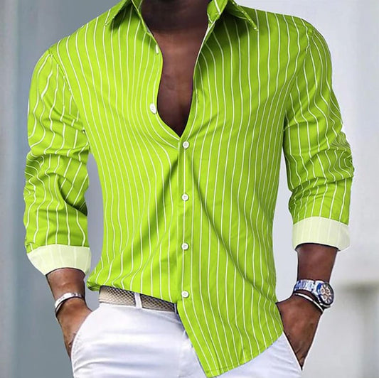 Mercer Pinstripe Long Sleeve Shirt_1