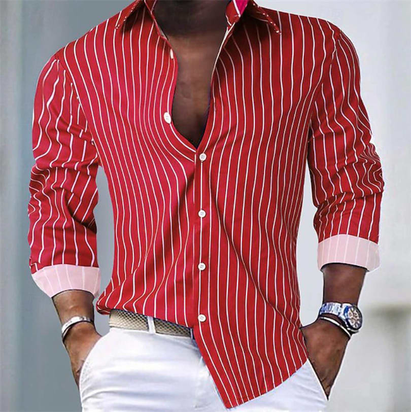 Mercer Pinstripe Long Sleeve Shirt