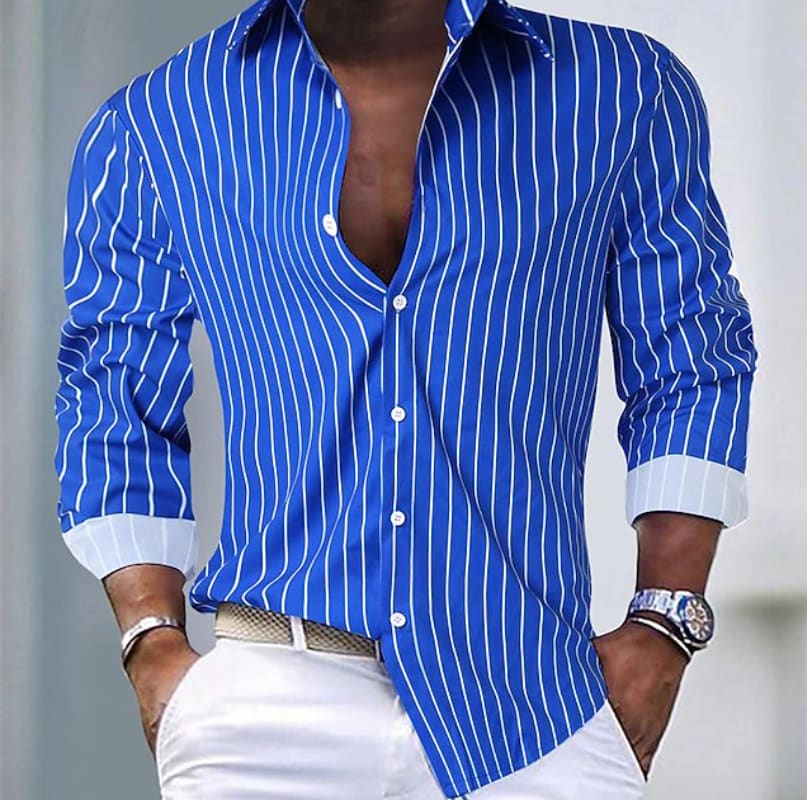 Mercer Pinstripe Long Sleeve Shirt