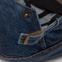 Ulysses Washed Denim Flat Cap