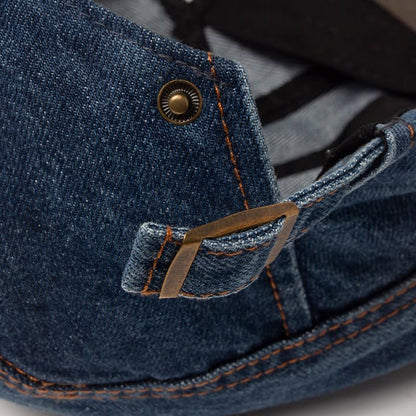 Ulysses Washed Denim Flat Cap_6