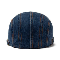 Ulysses Washed Denim Flat Cap