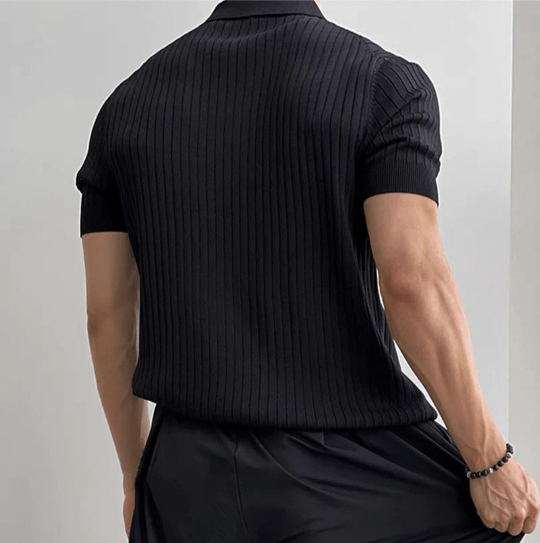 Hawthorne Ribbed Knit Polo and Trouser Set_3