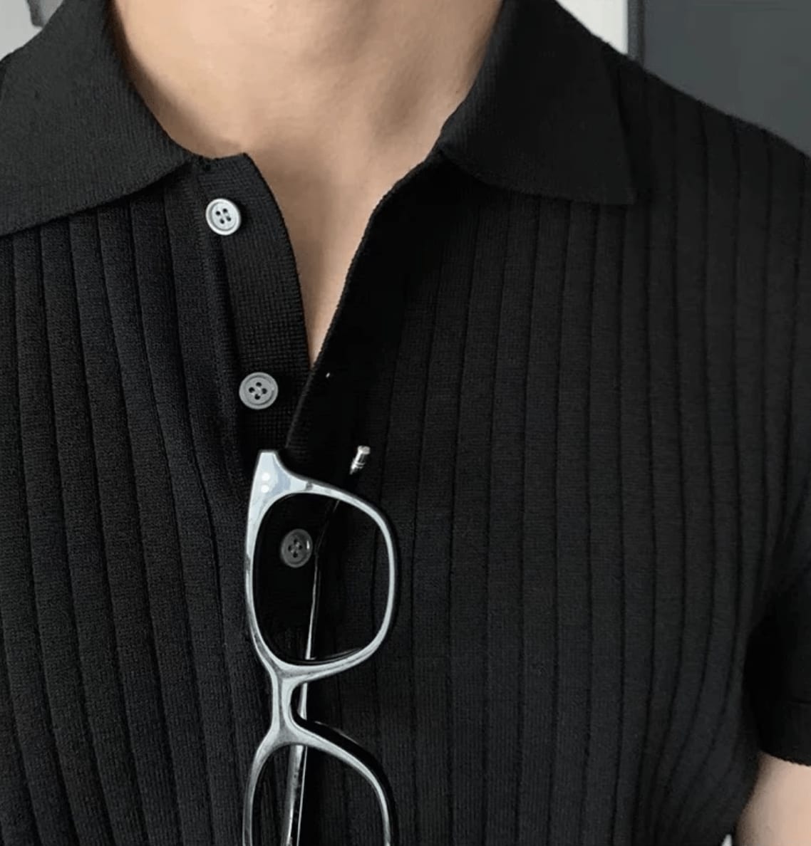 Hawthorne Ribbed Knit Polo and Trouser Set_4