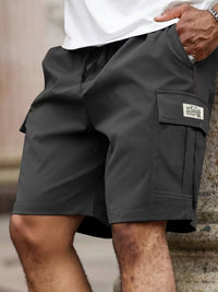 Lennox Multi Pocket Drawstring Cargo Shorts