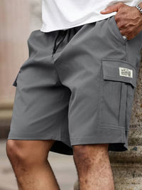 Lennox Multi Pocket Drawstring Cargo Shorts