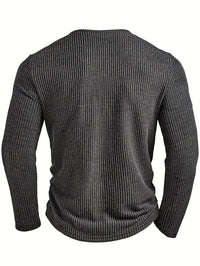 Lockhart Ribbed Long Sleeve Henley