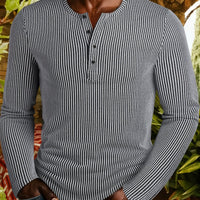 Lockhart Ribbed Long Sleeve Henley