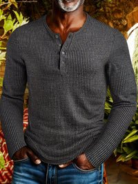 Lockhart Ribbed Long Sleeve Henley