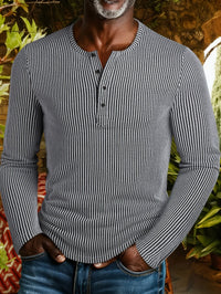 Lockhart Ribbed Long Sleeve Henley