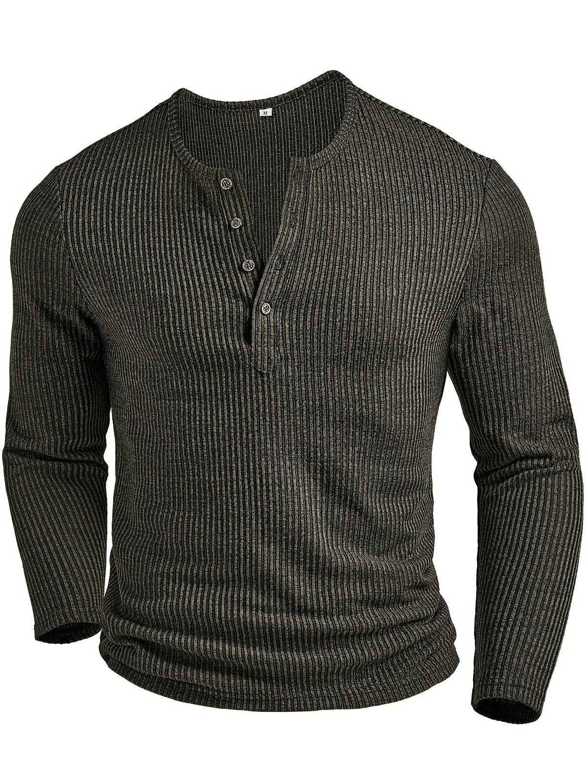 Lockhart Ribbed Long Sleeve Henley