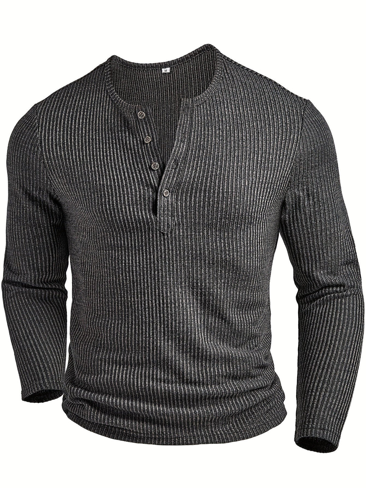 Lockhart Ribbed Long Sleeve Henley