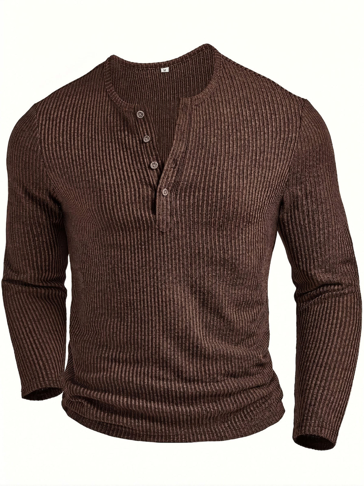 Lockhart Ribbed Long Sleeve Henley