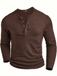 Lockhart Ribbed Long Sleeve Henley
