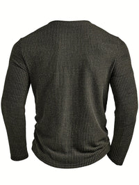 Lockhart Ribbed Long Sleeve Henley