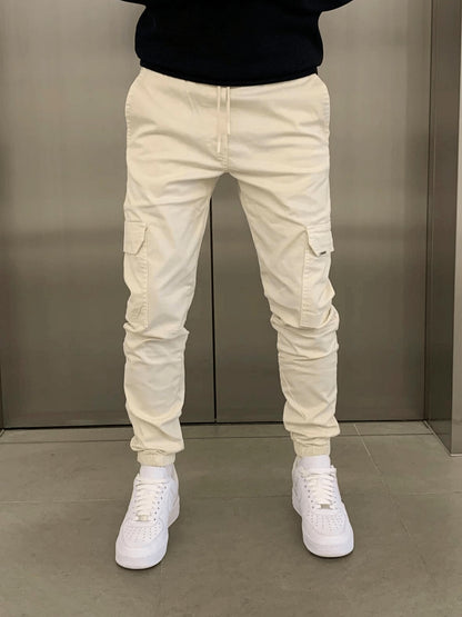 Lyle Drawstring Waist Cargo Pants