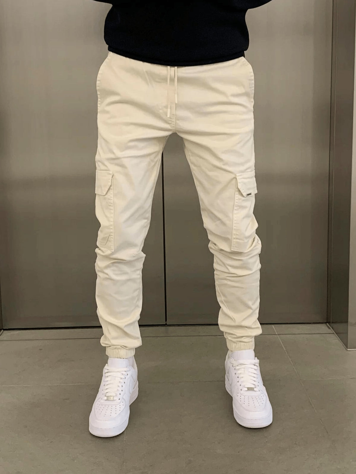 Lyle Drawstring Waist Cargo Pants