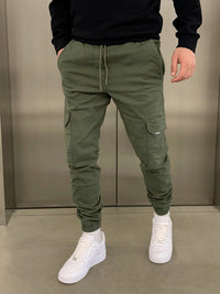 Lyle Drawstring Waist Cargo Pants
