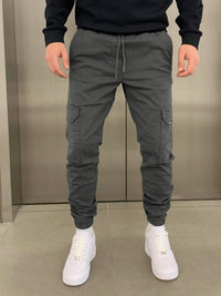 Lyle Drawstring Waist Cargo Pants