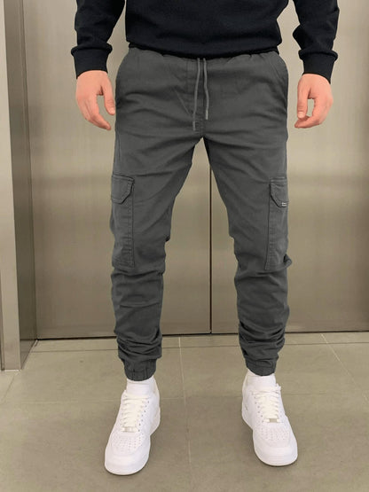 Lyle Drawstring Waist Cargo Pants
