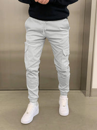 Lyle Drawstring Waist Cargo Pants