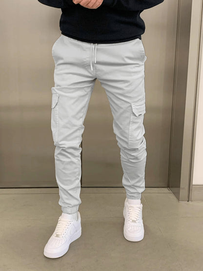 Lyle Drawstring Waist Cargo Pants_8