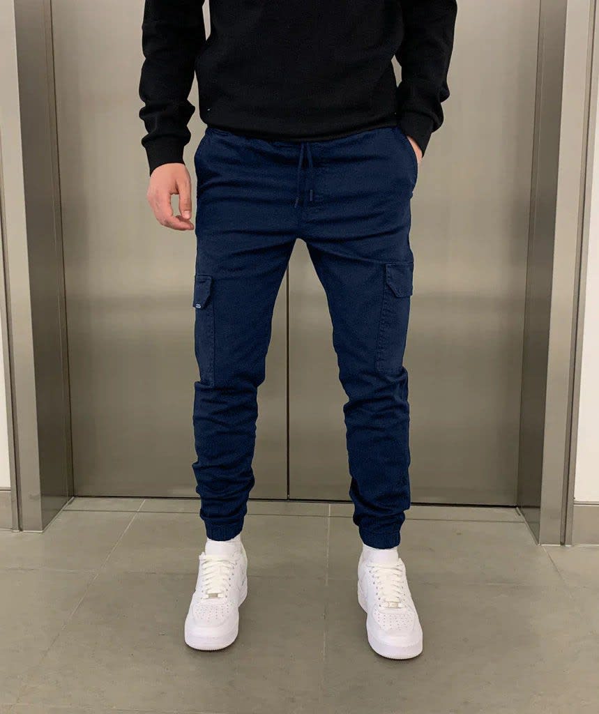 Lyle Drawstring Waist Cargo Pants
