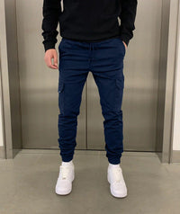 Lyle Drawstring Waist Cargo Pants