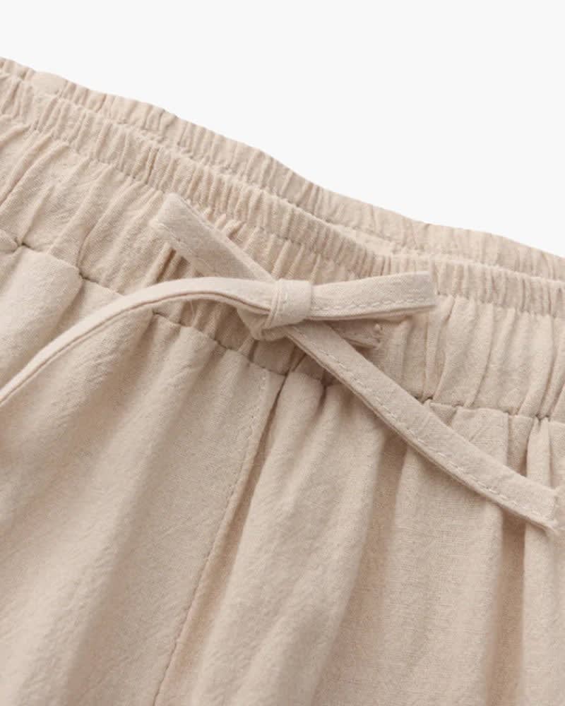 Bartholomew Linen Short Sleeve Two Piece Set