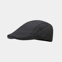 Reynold Woven Herringbone Flat Cap