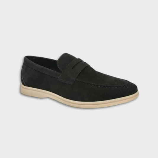 Sawyer Suede Leather Loafers_1