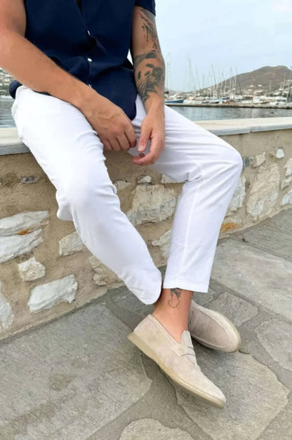 Sawyer Suede Leather Loafers_3