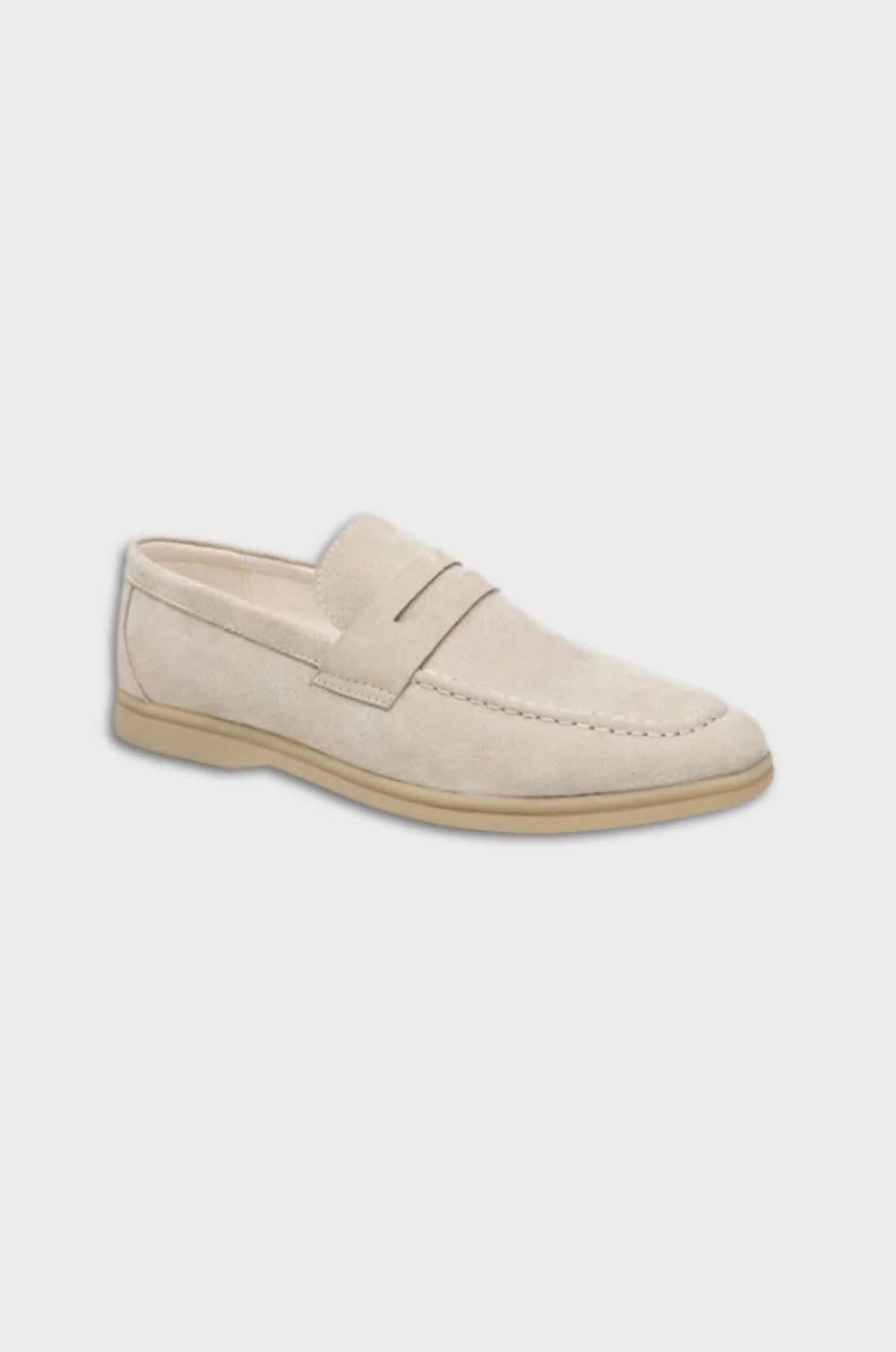 Sawyer Suede Leather Loafers_4
