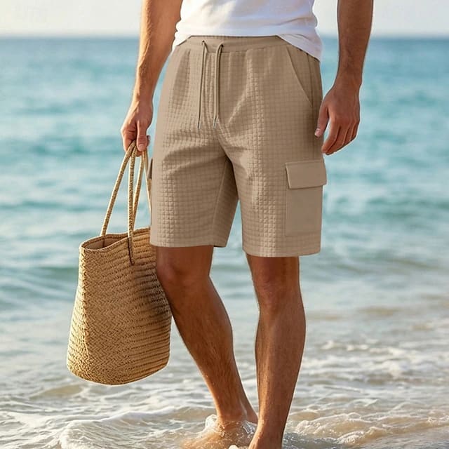 Orrin Textured Weave Cargo Shorts