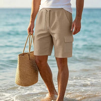Orrin Textured Weave Cargo Shorts