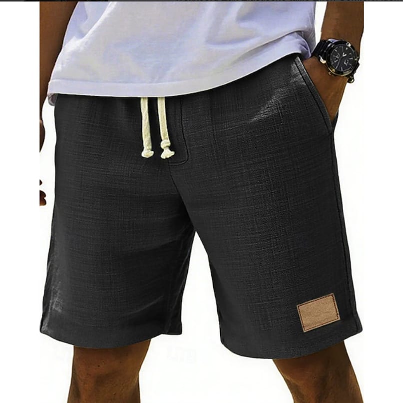 Dawson Textured Weave Drawstring Shorts