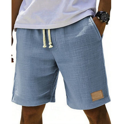 Dawson Textured Weave Drawstring Shorts_4