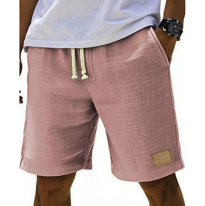 Dawson Textured Weave Drawstring Shorts_8