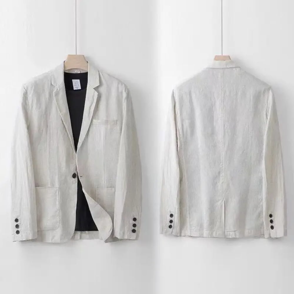 Rogan Textured Weave Jacket and Trouser Set_4