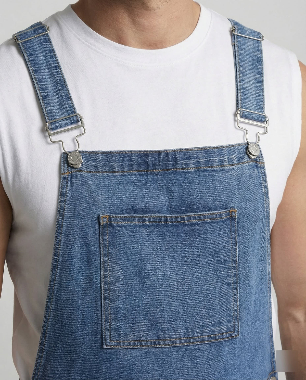 Bowen Denim Overall Shorts