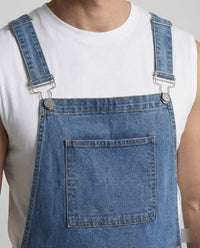 Bowen Denim Overall Shorts