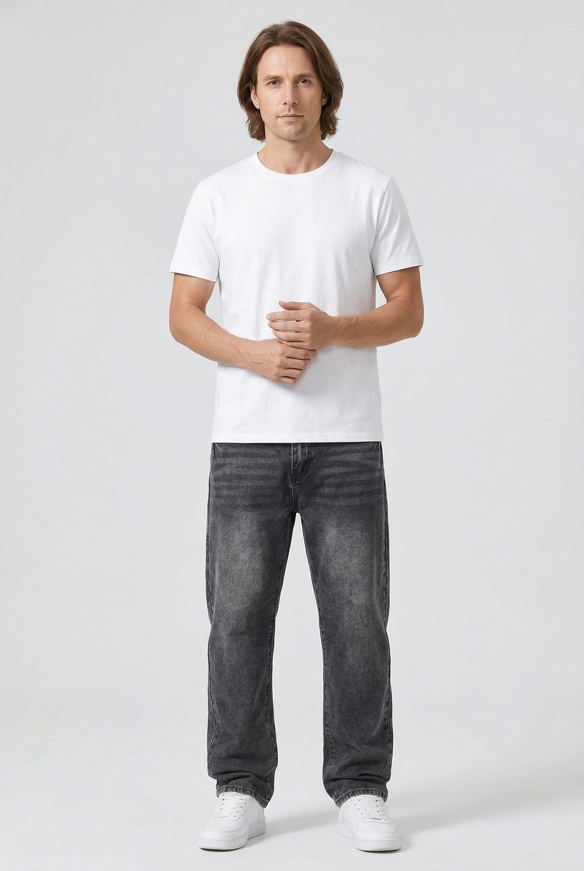 Mitch Loose Fit Straight Leg Jeans