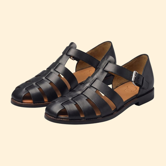 Truman Leather Fisherman Sandals_1