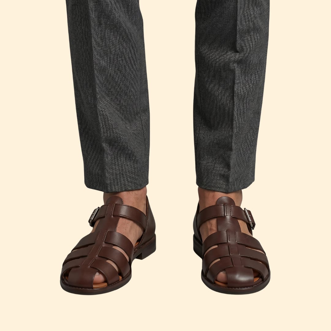 Truman Leather Fisherman Sandals